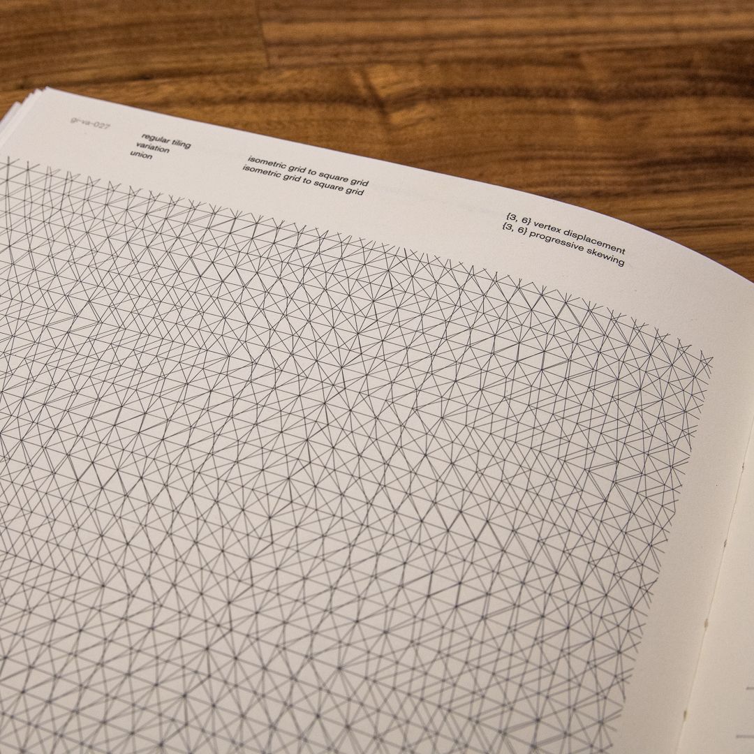 Grid Index is the first comprehensive visual lexicon of patterns and grid systems. Based upon years of research, artist and musician Carsten Nicolai has discovered and unlocked the visual code for visual systems into a systematic equation of grids and patterns.